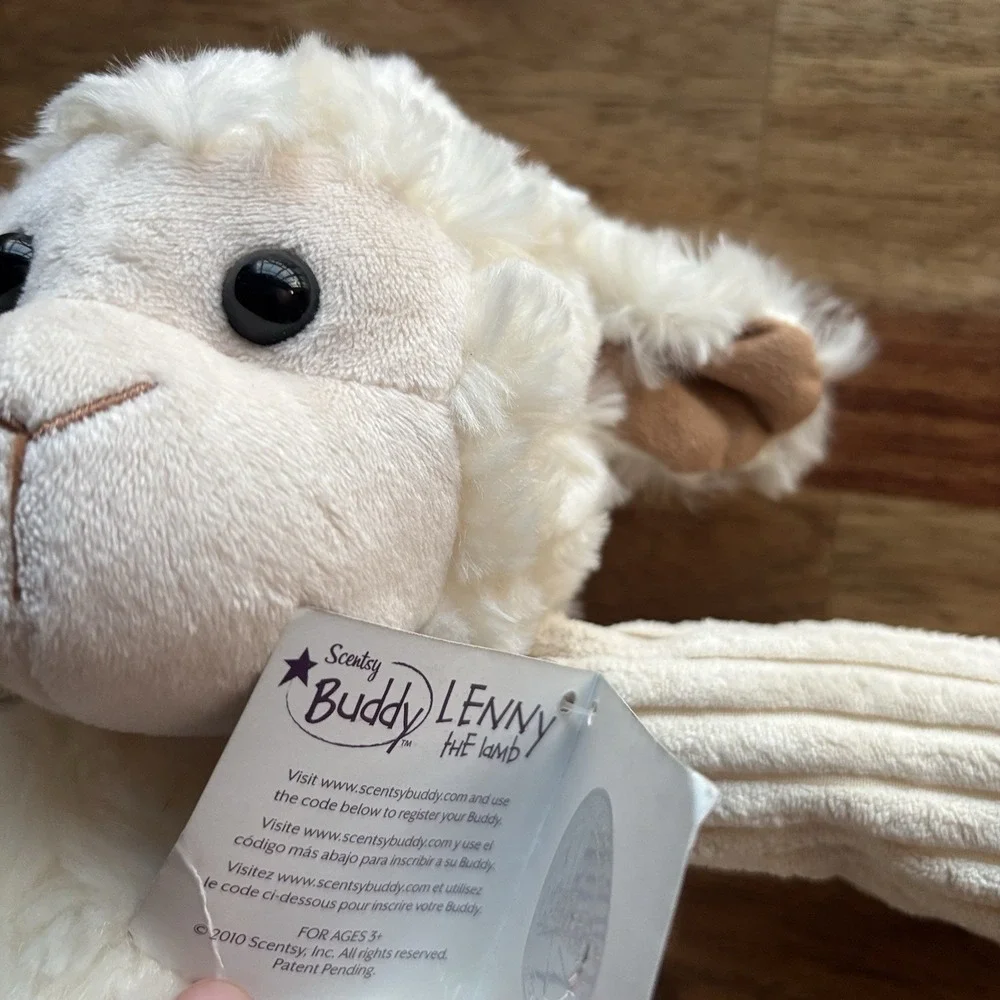 Scentsy Buddy Baby Lenny The Lamb Plush ~ NO SCENT PACK INCLUDED ONLY PLUSH NEW